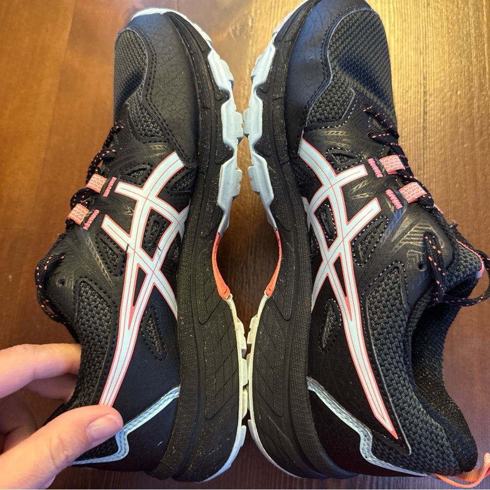Asics Gel Venture 8 Womens Size 6.5 1012A708 Black Running Shoes Sneakers‎ - Picture 2 of 6